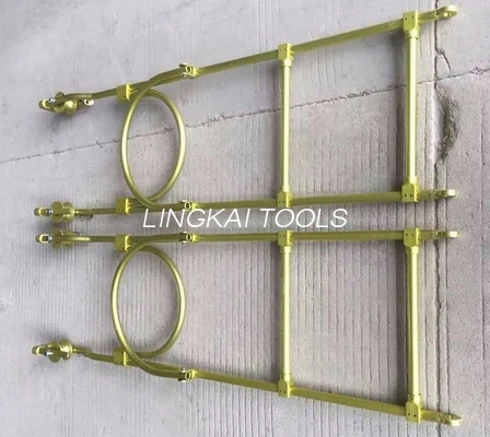 Aluminium Alloy Tower Erection Tools Two Bundle Conductors Overhead Lines Bicycle