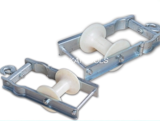 Aluminum Nylon Sheave Roller Bunch Conductor Block Aerial Cable Stringing Roller