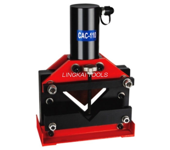 250KN Cutting Force Hydraulic Angle Steel Cutter 405mm Height 75 * 75 * 6mm
