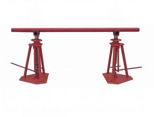 200kn Rated Load Wire Reel Jack Stands Hydraulic Colume Type For Wire Releasing