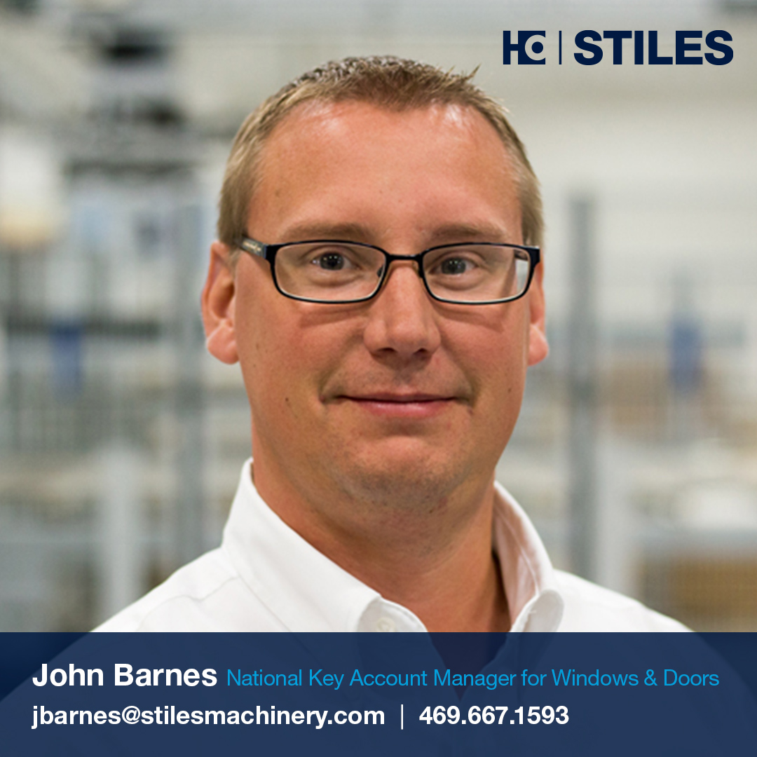 John Barnes Stiles Machinery Window Doors Manufacturing