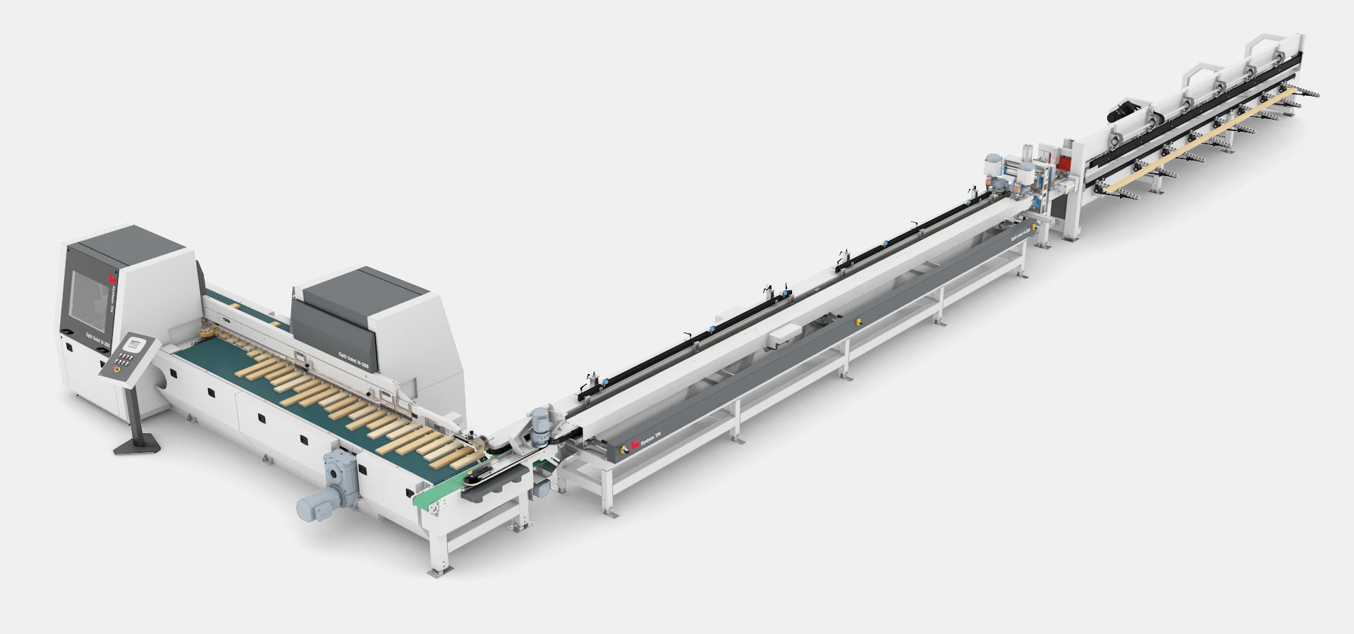 Machine Technology Finger Jointing Stiles Machinery System TM Opti-Joint